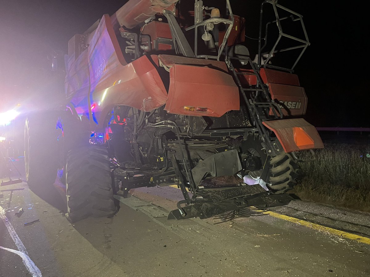 MinorFarmsLLC's tweet image. Truck hit my Brother going about 70 mph tonight. Keep your head on a swivel. Totaled the old workhorse. 7120 is done. Everyone walked away. Guy was reaching for his dip