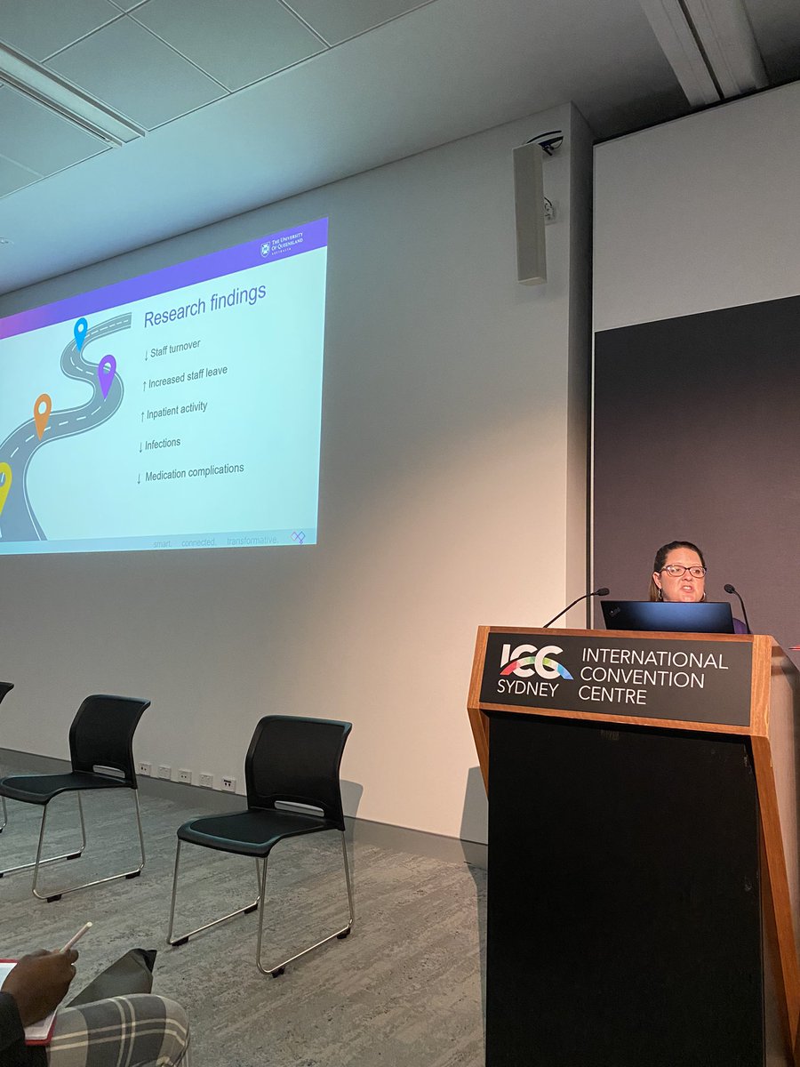 OliverDietitian's tweet photo. Wow #DHS2022 “Digital hospitals are associated with sig decrease in infections and medication complications” 😱✅ 

A first-of-its kind statewide analysis of digital maturity impact led by the brilliant @LeannaWoods2016 @clairsullivan23 @UQMedicine @UQ_News 👏 https://t.co/jesrijuOdr