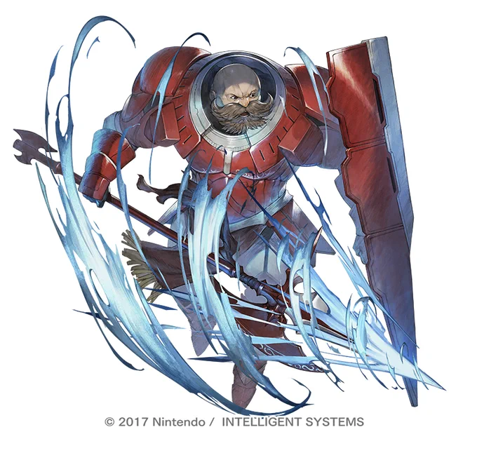 ファイアーエムブレム ヒーローズ『FE覚醒』から「不敗の将 セルバンテス」を担当させていただきました!よろしくお願いします#FEHeroes #FEヒーローズ 