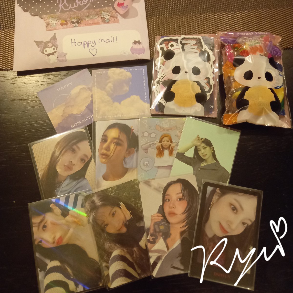 ryuuhaulz's tweet photo. ~Super Happy Mail 🌷

HOYYY @wonykirshbun OMG KA 😭😭😭 Tysm for trading with mee finally nakauwi na sila HAHSHSH kahit wala na ako sa twice era ko... BUT OKAY LNG AHSHSHE GRABE AND DAMING FREEBIES TYSMMM and ty for the official freebies too! Labyu!
[#ryusmails #wonybunhaulz] https://t.co/EmZ2wbta4h