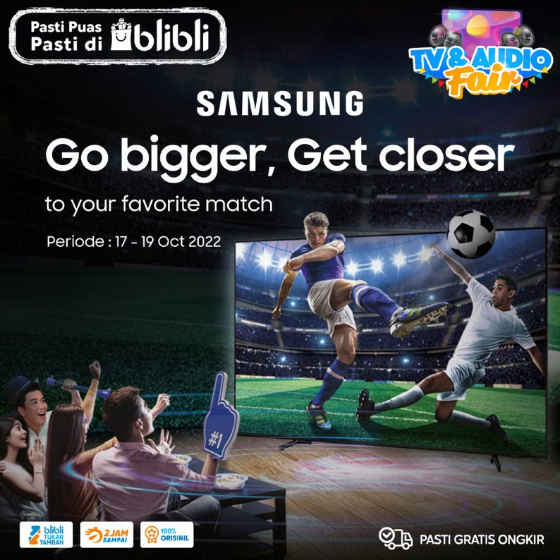 bliblidotcom's tweet photo. Ada yang mau 100 ribu?! 𝑵𝑲𝑲𝑪𝑯𝑰 yuk, Nanti Kita Kasih Cepek Hari Ini! 

- REPLY 1 channel TV bebas
- FOLLOW aku, RT, &amp; LIKE tweet ini
- Pemenang acak

Diskonan Samsung TV yg bikin hepi, cuma sampe besok nih! Klik:  https://t.co/YiLMGkYpVa #BlibliPEL https://t.co/r2mupASou7