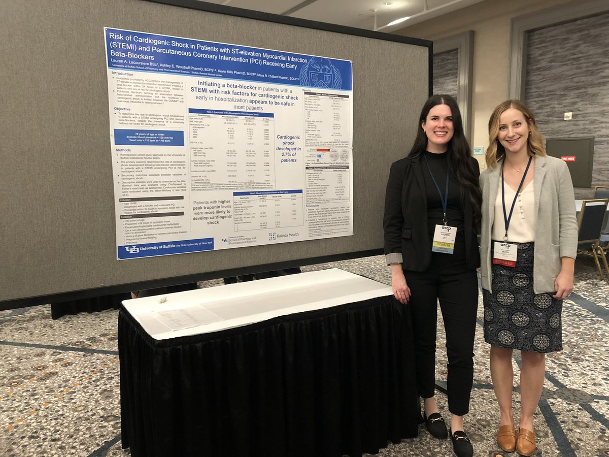 llacours23's tweet photo. Had so much fun presenting our project on beta-blocker use in STEMI patients with risk factors for cardiogenic shock 💊🫀

HUGE thank you to my mentor @MayaHolsen for the endless guidance and support you have given me over the past year ❤️

#ACCPGC22 #Cardiotwitter #twitteRx https://t.co/h2FjxBYnJ8