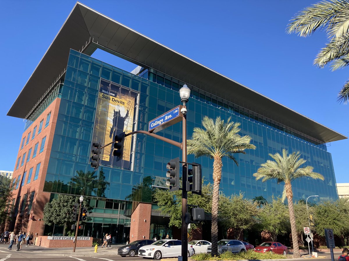 DrSallyEverett's tweet photo. Enjoying the beautiful campus of @ASU with @DrJulietFoster. Thanks to @PLuSalliance for facilitating such wonderful opportunities to learn from each other #studentsuccess #personalisedlearning #inclusiveeducation #studentcentric. #AskSunny https://t.co/phwIovKiMB