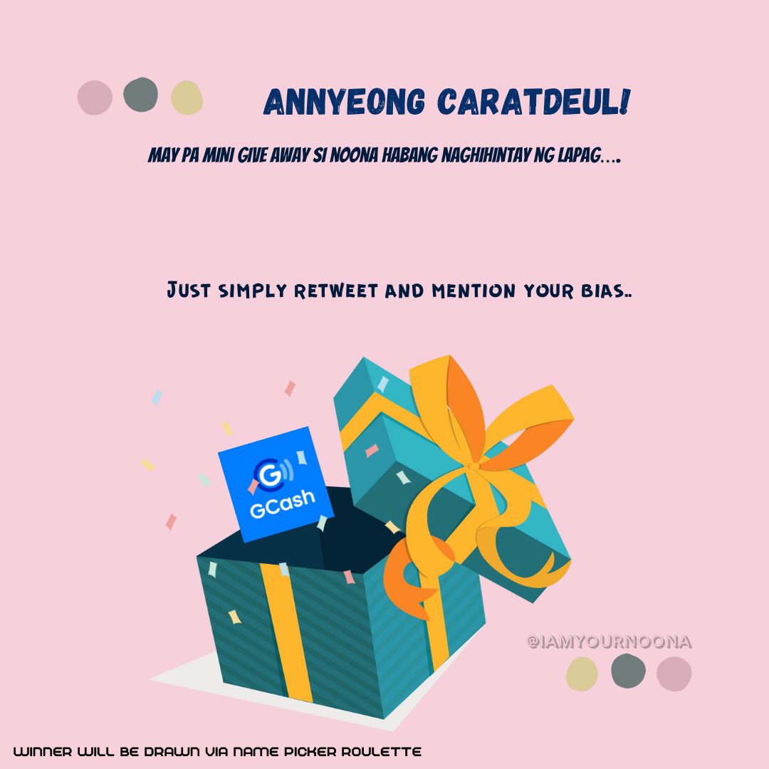 mariiieee__p's tweet photo. annyeong caratdeul! may pa mini give away si noona with a help of a generous chingu. all you have to do is RT and mention your bias. winner will be announce at 2PM today.

PRICE : Php 50 via GCASH

*tas next day daw ulit as per sponsor 💪🏼

#AngatBuhaySaCaratland https://t.co/jP5KzSVLUY