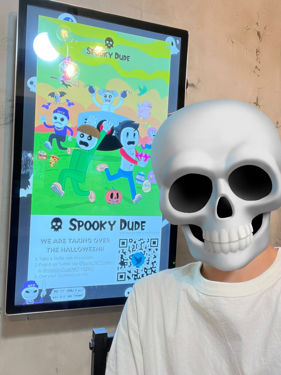 Get the WL🚀🚀🚀🚀🚀
@bang_NFTGallery <a href="/SpookyDudeNFT/">Spooky Dude</a> 
#SPKY 

WL LFG🚀🚀🚀