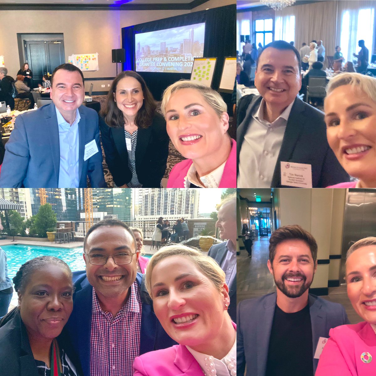 BBurnsEDU's tweet photo. Such a delight to spend the day with other @DellFdn grantees discussing the future of #studentsuccess in Austin today including @CarnegieFdn, @CCAPrezYolanda @CompleteCollege , @GeorgiaStateU @tim_renick, and @CollegePossible 
@Austin_Buchan , @UIAinnovation  @annapdrake +++ https://t.co/kPgoVTA7ot