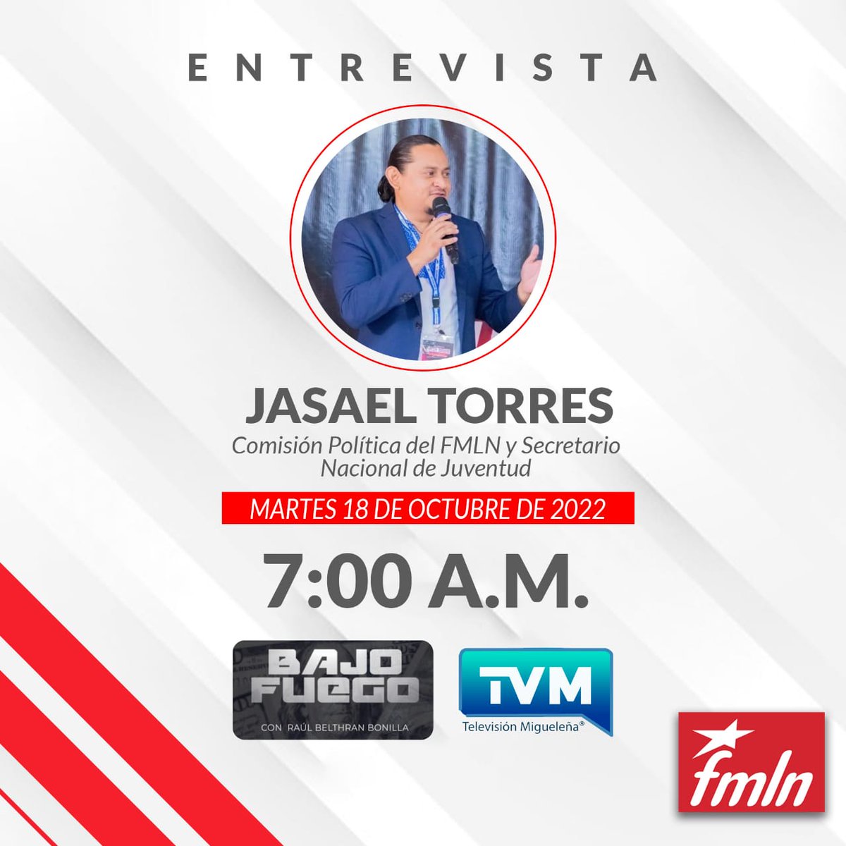 JasaelTorres1's tweet photo. Mañana a primera hora estaré abordando temas de interés nacional y agenda de trabajo de nuestra juventud y partido. ✌️🚩 https://t.co/CJr4zEIIfh