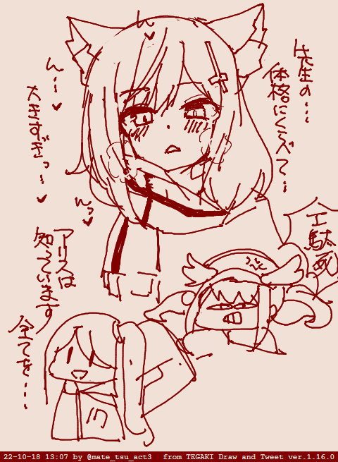 昼ラクガキ #tegaki_dt 