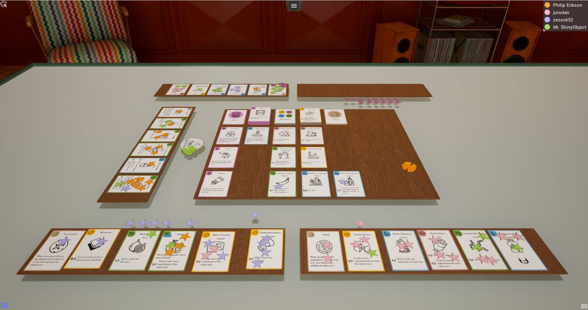 dinerstategames's tweet photo. I playtested another game last night: SandWitches by Philip Erikson. Fitting in with the spooky season, players are witches... making sandwiches. It was a pity I didn't win, but at least I have a sandwich to console me. #playtest @BreakMyGameG https://t.co/IRTafGH9eU
