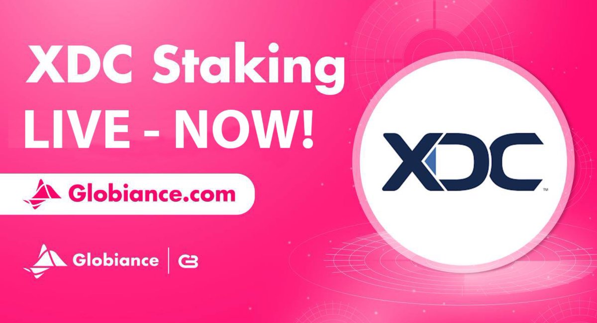 XMoonMatriX's tweet photo. The wait is OVER!
XDC staking is NOW Available on the Globiance Platform!
Stake your XDC @ 6% APY TODAY!
Pools are filling fast!
Download the App and discover what REAL Utility can do for YOU!!!
#XDCstaking #Stake your XDC on @Globiance NOW
#GBEX #XDC #Utility #crypto https://t.co/1hADNJWXF7