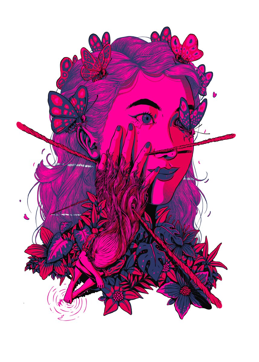 Magenta color emotion, for more project see on this link : behance.net/gallery/155074…