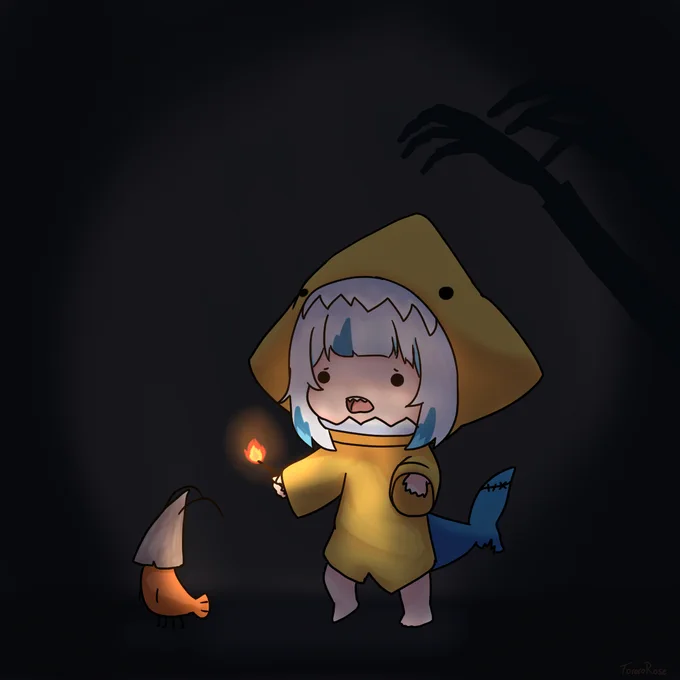 our little nightmare grats on beating game goob!#gawrt 