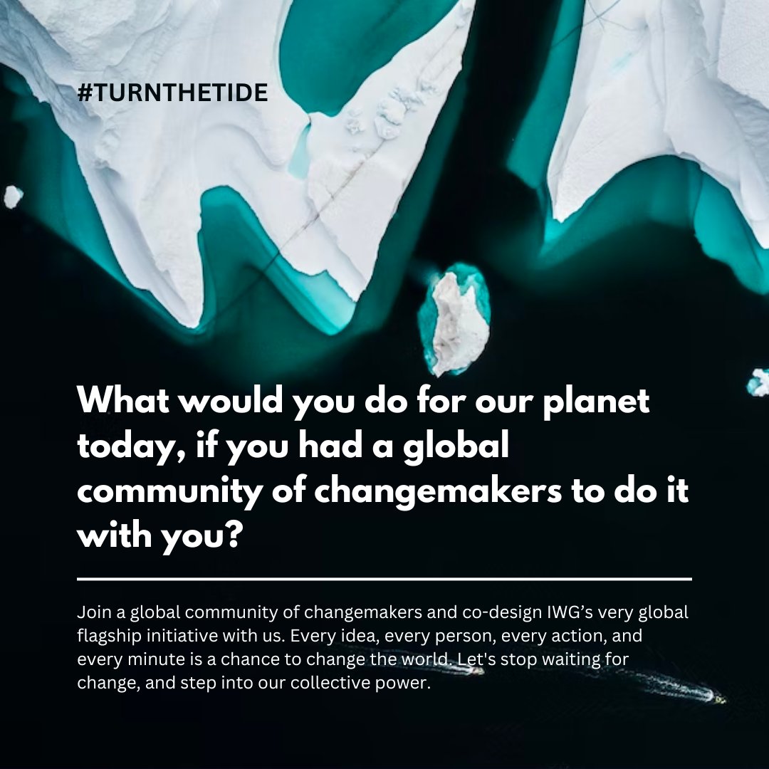 iwgforhss's tweet photo. Calling everyone with an idea they believe will make the world healthier for all. 

Join the IWG's efforts to identify a Global Flagship Initiative w/ the potential to #turnthetide on global public health and well-being. Add your ideas to this form today: https://t.co/2JaEjzs20E https://t.co/q0kXhisUCq
