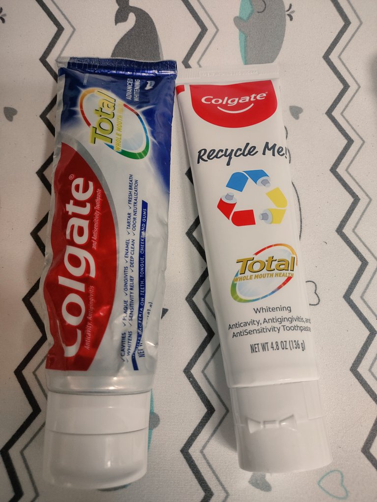 MgnoliaTitanium's tweet photo. @Colgate @Ksushil9910Sk I get you changed package. But, a recycling triangle in product doesn't keep your plastic from the dump or 🌊 ocean i.e. coke, Pepsi, only 9% is recycled. 

What's your work with local recycle ♻️ programs to recoup your own plastic output?

As today I can't recycle this package https://t.co/DSVf5RDgYQ