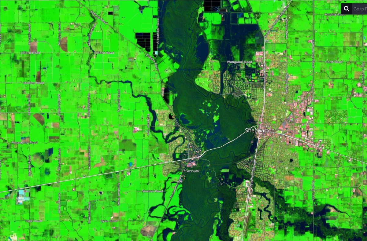 Washed out: Satellite images show before and after impact of floods in  Victoria's north - Loddon, Campaspe, Goulburn and Murray #vicfloods
bit.ly/3EPfAK0
<a href="/theweeklytimes/">The Weekly Times</a> <a href="/vicemergency/">VicEmergency</a> @EMV_news <a href="/VicStormChasers/">Victorian Storm Chasers</a> <a href="/VicFarmers/">Victorian Farmers Federation (VFF)</a> <a href="/VFFGrains/">VFFGrains</a> <a href="/GayleTierney/">Gayle Tierney MP</a> <a href="/DanielAndrewsMP/">Dan Andrews</a>