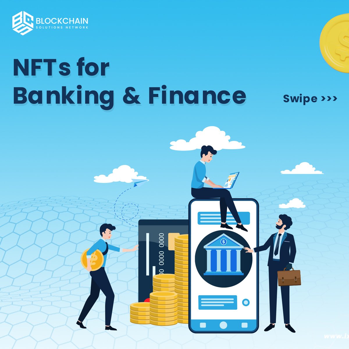 bcsnetwork's tweet photo. From securing sensitive data to introducing new ways of trading, could NFTs bring a new dawn for the Banking & Finance Sector?
Let us know in the comments below.
#BlockchainTechnology #NFT #NFTCollection #NFTCommunity #Fintech #Banking #BlockchainInIndia https://t.co/xFJTBOL4AG