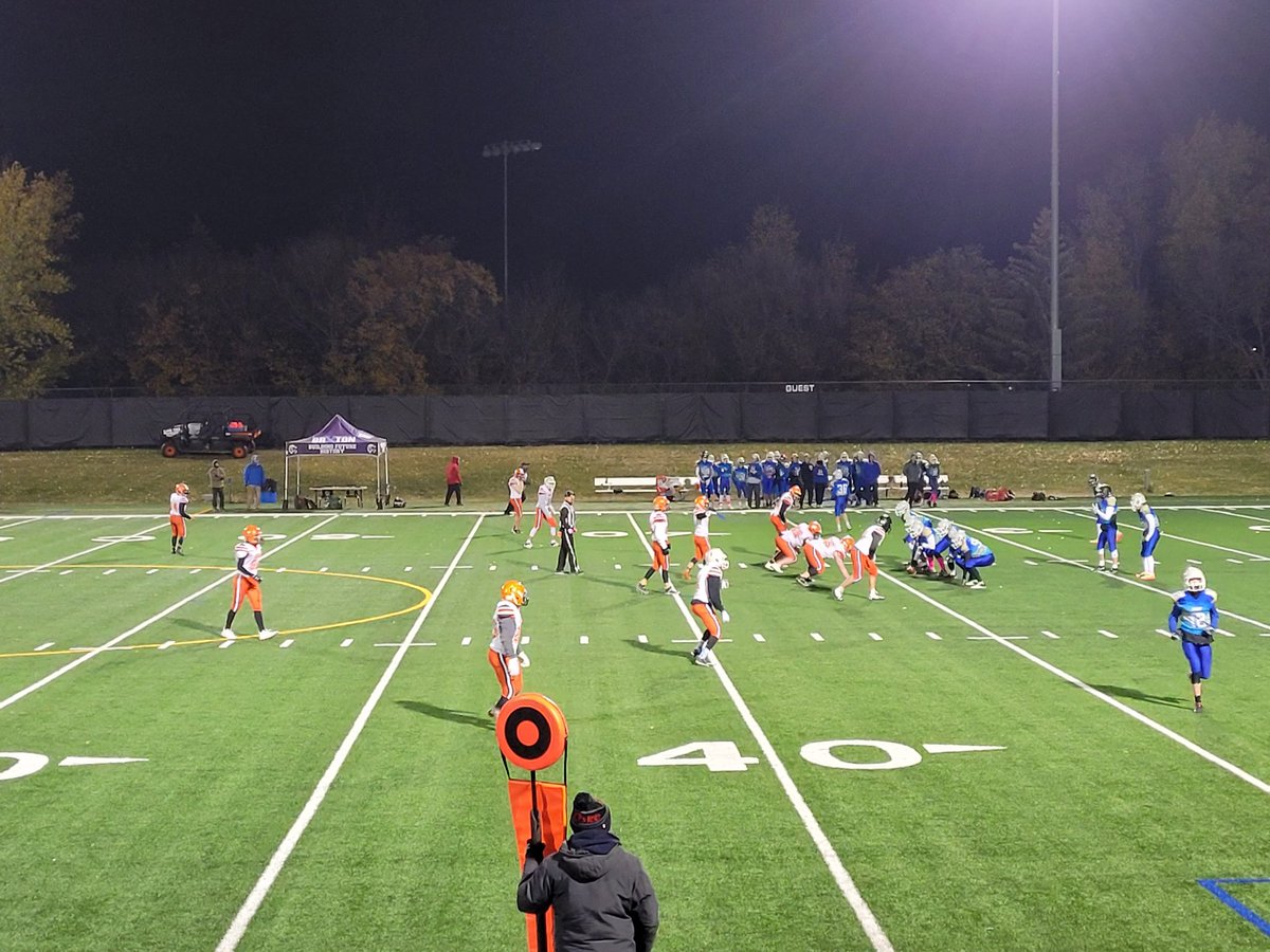 sdiduck's tweet photo. These boys fought a hard game under the lights in Regina and came out winners!! It was a nail biter of a game. They're off to the finals in Regina on Saturday. So proud of the team these coaches have made! https://t.co/iFVtq01m1x