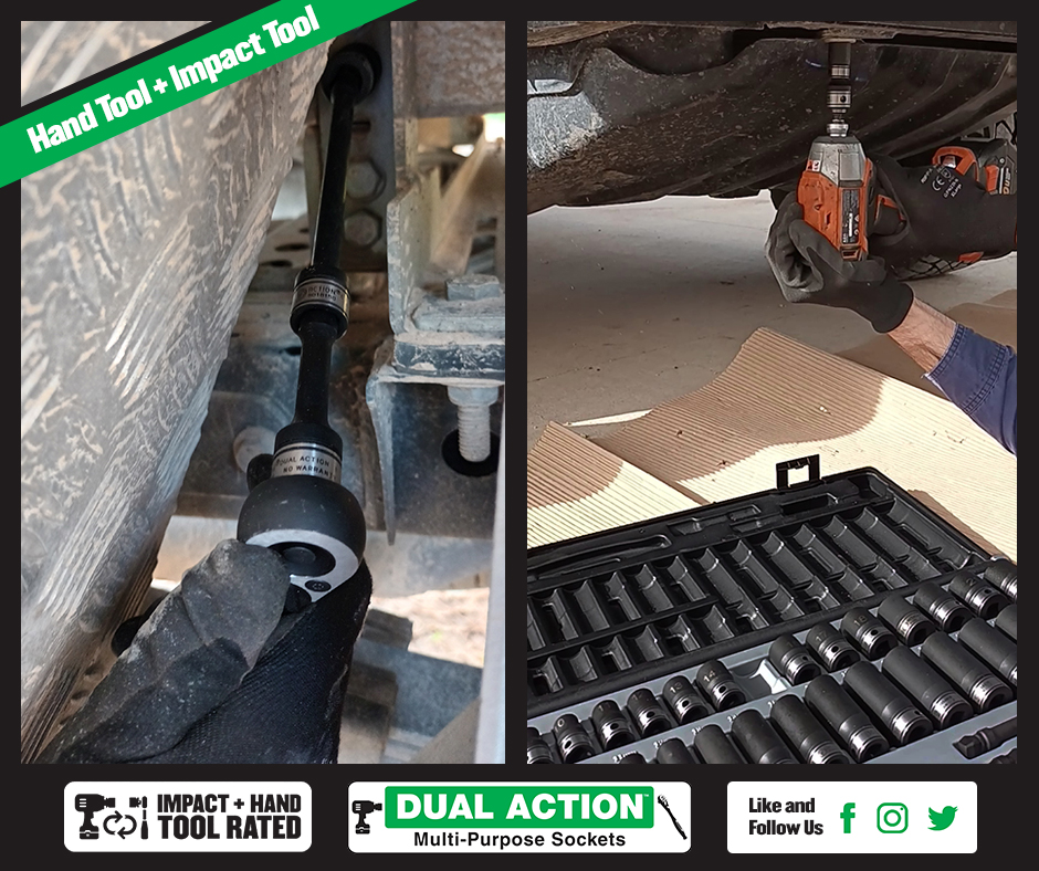 dual_action's tweet photo. Impact power tool + hand tool, Dual Action Stocked by numerous resellers across Australia, Dual Action gives you versatility in a single socket set, saving time, money and tool kit space.
Find out more:
👉 https://t.co/R1kf8R6Ox1
#workshoptools #mechanicwork https://t.co/IqI2r57TTl