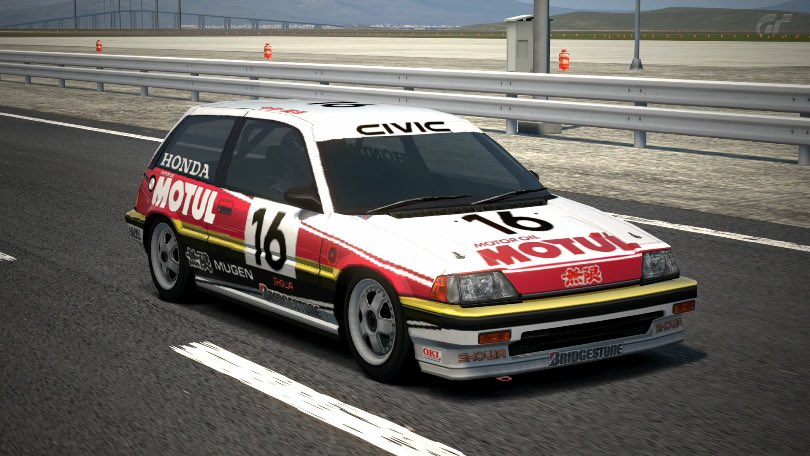 ホンダ 無限 MOTUL シビック Si レースカー '87