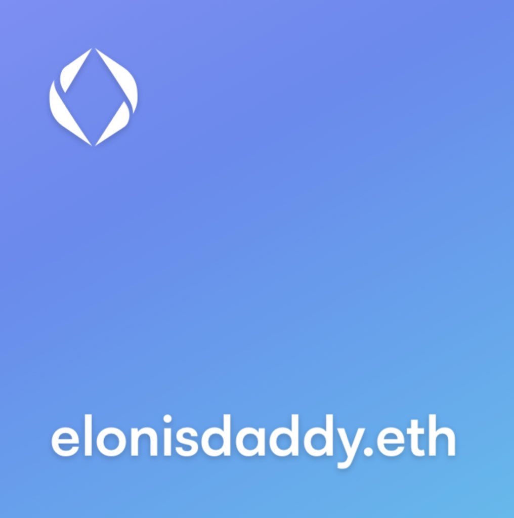 AmoriSurvive's tweet photo. 🚀Day 7 of tagging the worlds richest #dad. What say ye @elonmusk , will you be “elonisdaddy.eth” and make #history with me? #eth #ens #daddy #elon #musk #ai #ddy #telsabot #tesla #web3 #moon #mars #bbyddy💸 https://t.co/wQI3SRnsqp