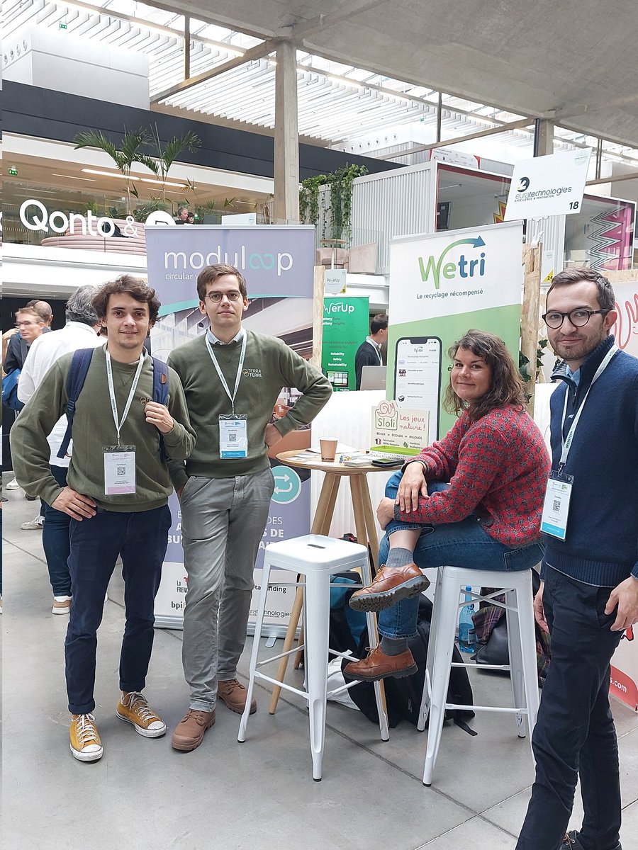 GreentechInno's tweet image. #Meetupgreentech2022

La greentech innovation c&apos;est un écosystème qui réunit aussi des dispositifs d&apos;accompagnement comme @euratechnologie au sein du réseau national des incubateurs greentech venez les rencontrer avec les start-up CocoVeto et TerraTerre !