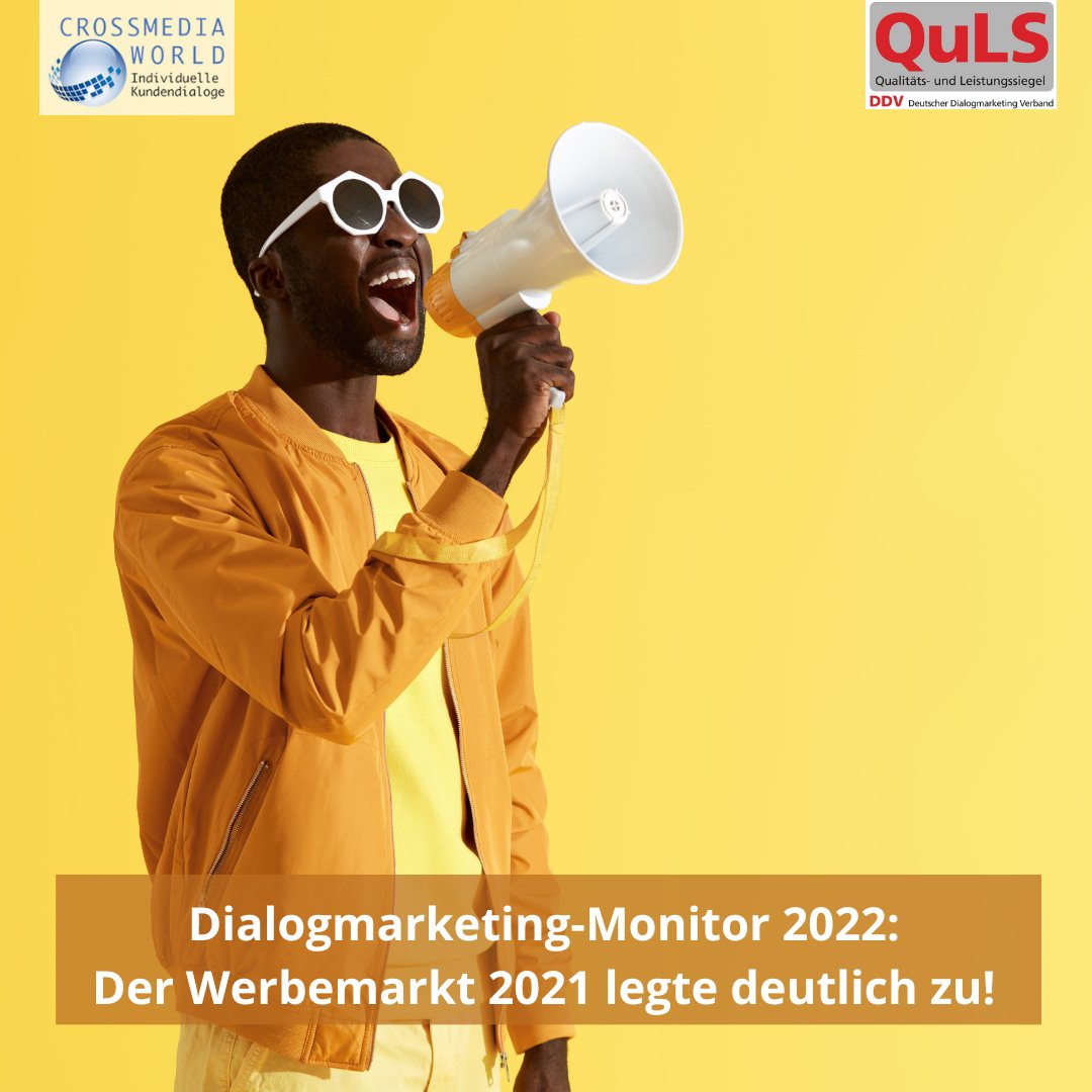 CROSSMWORLD's tweet photo. Nach der Pandemie geht’s weiter: Der deutsche Werbemarkt erholte sich im Jahr 2021!
Weitere Infos und den Dialogmarketing-Monitor 2022 zum Download finden Sie unter:
https://t.co/Z8OrTBJFaD
#Dialogmarketing
#Marketingberatung
#Printproduktion
#Dialogpost
#deutschepost https://t.co/uIygkfdxCx