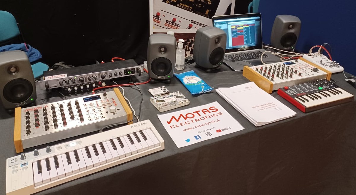 motassynth's tweet photo. Thanks to all the synthy people who stopped by the stand at SynthFest Sheffield last week to play with Motas-6. Thanks also to Sound On Sound magazine for hosting a great event! #SynthFest #motaselectronics #motas6 #synth #analogsynth #analoguesynth #soundonsound https://t.co/218rC8tfpj