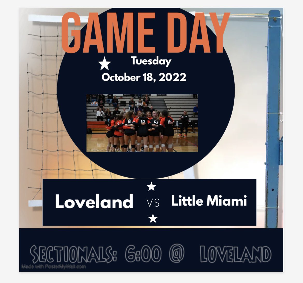 It’s tournament time! These ladies take on Little Miami in the 1st round! Come support your girls! #LVBfamily #ourtime #gotigers #beLOVEland