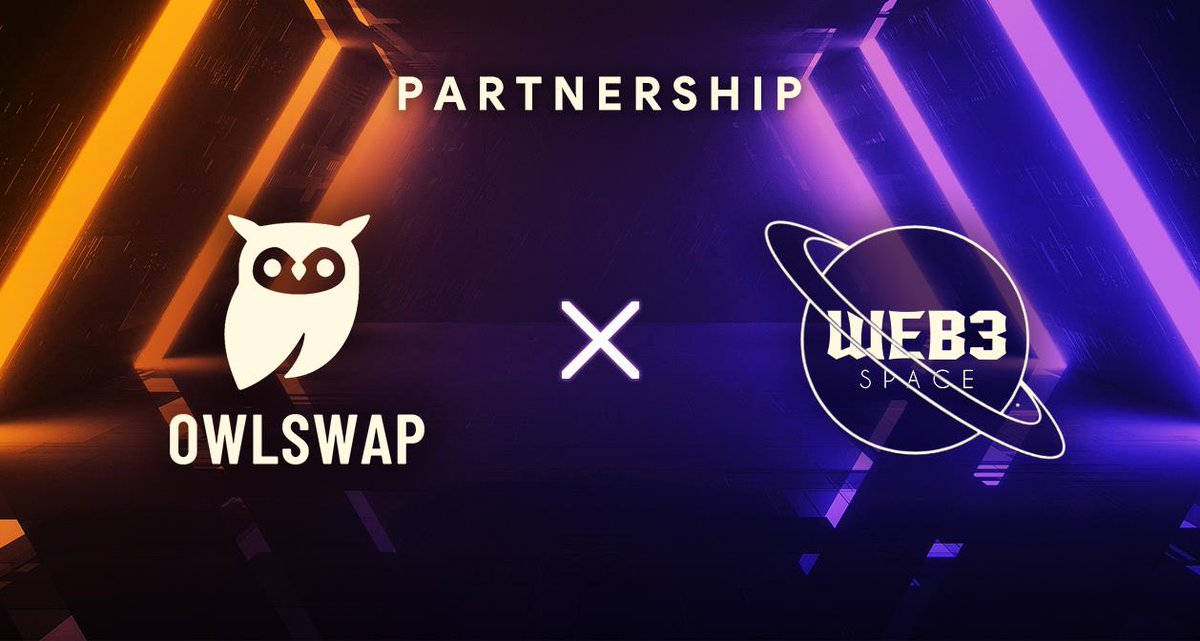 📣We are pleased to announce the official partnership between :<a href="/Web_3space/">WEB3 Space</a> and <a href="/owlswap_finance/">Owlit_Finance💧</a> 
Owlswap a protocol for trading and automated liquidity provision on #Sui.
1️⃣Follow <a href="/owlswap_finance/">Owlit_Finance💧</a>&amp; <a href="/Web_3space/">WEB3 Space</a>
2️⃣Like ❤, RT
3️⃣Tag  friends
Finally, remember to join our discord.