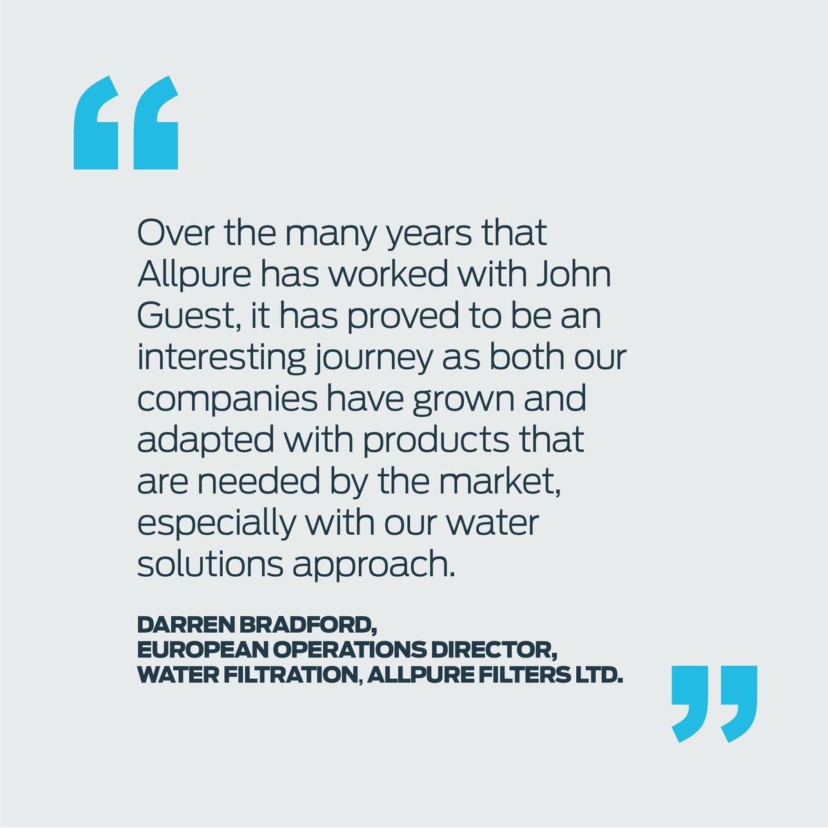 We’ve really enjoyed making the journey with you, Darren, and we’d like to thank you for your kind words and your ongoing support: 

bit.ly/3SFxAtT

❤️ #OEM #watermanagement