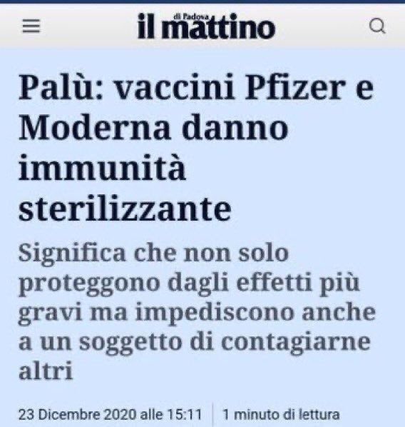 johnlows62's tweet photo. Condivido da LinkedIn…

#Palù. Dedicato a tutti quelli che:
"Nessuno ha mai sostenuto che i vaccini prevengono dal contrarre il virus" 🤣 🤣 
“Se non sei medico che cosa parli a fare!” 
@GiorgiaMeloni  e qualcuno lo vorrebbe Candidato al ruolo di Ministro della Salute ... https://t.co/ioazESEgPg