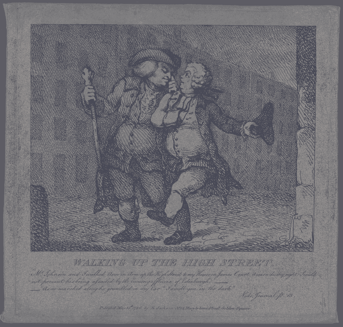 paintergoblin's tweet photo. Walking Up the High Street, Edinburgh (Picturesque Beauties of Boswell, Part the First), Thomas Rowlandson, @metmuseum https://t.co/5Slq3a5NYM #wikidata #digitalart #print (Palette: #BotanicClouds #LowContrast) 🖌🎨 https://t.co/ptCAoLh7hK
