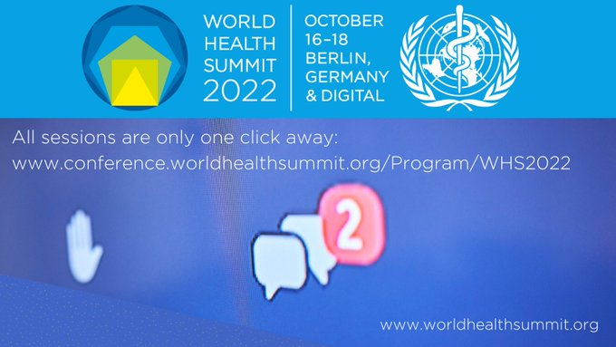 nighealthwatch's tweet photo. It has been an incredible discussion on #MakingTheChoiceForHealth amongst global health leaders at #WHS2022.
Toady's sessions are underway!
Get it all at: https://t.co/Nxg4Dxr2e0 https://t.co/QzBFa8tOGU