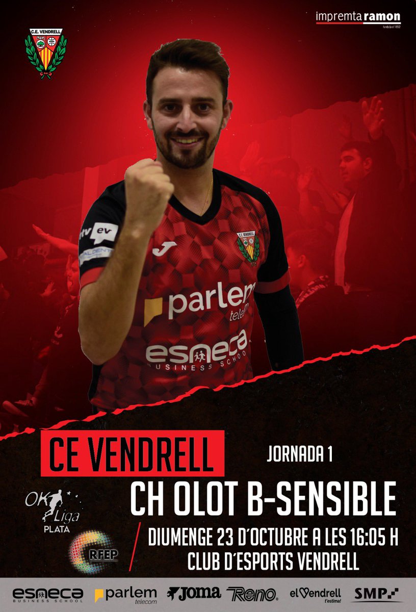 🔴⚫️ Tot preparat per a l'inici de la lliga! Tornem a començar amb més il·lusió que mai! L'equip necessita de la seva afició! 

També podreu comprar a la taquilla la targeta col·laboradora!