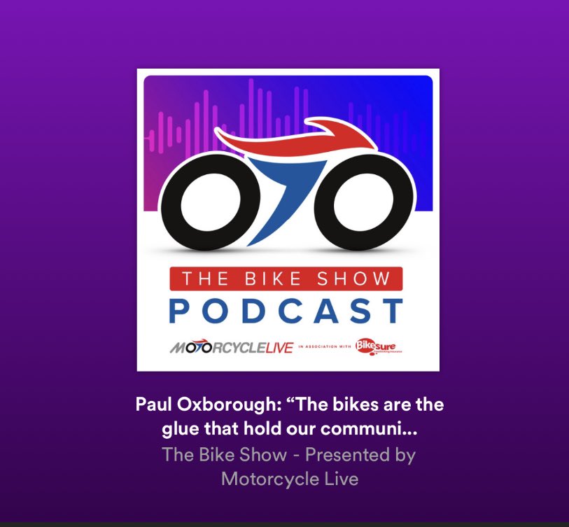 Mental Health Motorbike (@mhmotorbike) on Twitter photo Listen to our first 30 minute podcast for Motorcycle Live about Mental Health Motorbike with the legendary Steve Plater. open.spotify.com/episode/313hQI…. <a href="/mhmotorbike/">Mental Health Motorbike</a>
@docbikeuk
<a href="/bennetts_bike/">Bennetts</a>
<a href="/S_Dmotorcycles/">SD Motorcycles</a>
@IamRoadsmart
@thorneycroft_sol
@ssup_tweets
#mhmotorbike
#getoutdostuff Listen to our first 30 minute podcast for Motorcycle Live about Mental Health Motorbike with the legendary Steve Plater. open.spotify.com/episode/313hQI…. <a href="/mhmotorbike/">Mental Health Motorbike</a>
@docbikeuk
<a href="/bennetts_bike/">Bennetts</a>
<a href="/S_Dmotorcycles/">SD Motorcycles</a>
@IamRoadsmart
@thorneycroft_sol
@ssup_tweets
#mhmotorbike
#getoutdostuff