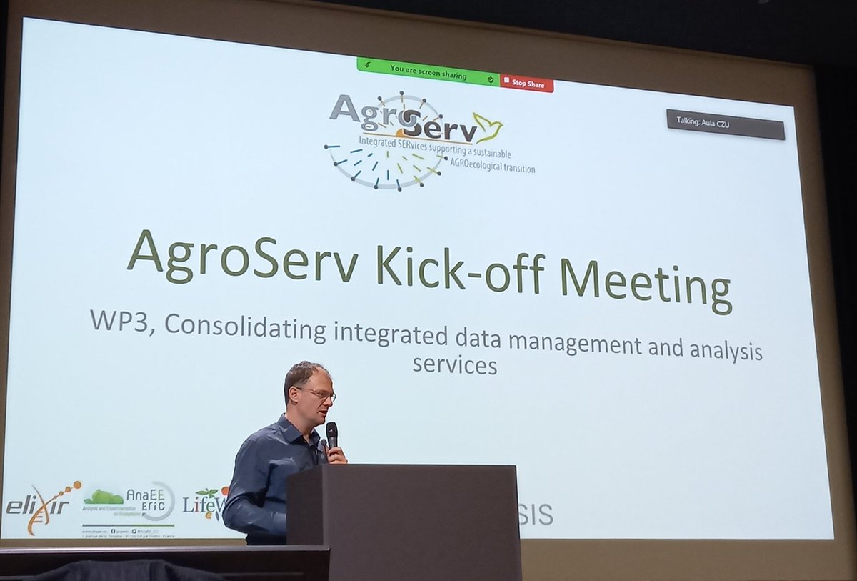 Integrated SERvices supporting a sustainable AGROecological transition - #AgroServ - I am representing @ELIXIREurope at the project kick-off meeting at @CZUvPraze and look forward to challenging endeavours and successful project outcomes