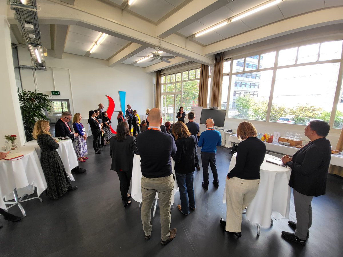 Energetic start to the morning here in Basel with the iVentiv Collaborative Café! #LFBasel22
