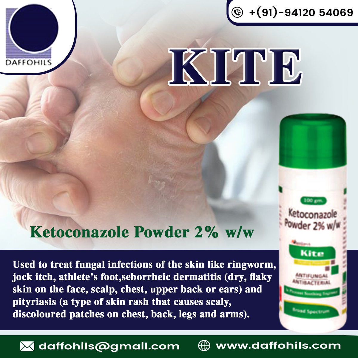 DaffohilsL's tweet photo. #Ketoconazole is an azole antifungal medication that is primarily used to treat fungal infections. It is often used to treat fungal infections that are difficult to control and that may have caused the development of the infection to spread to other areas of the body. https://t.co/drnWNOjqUr