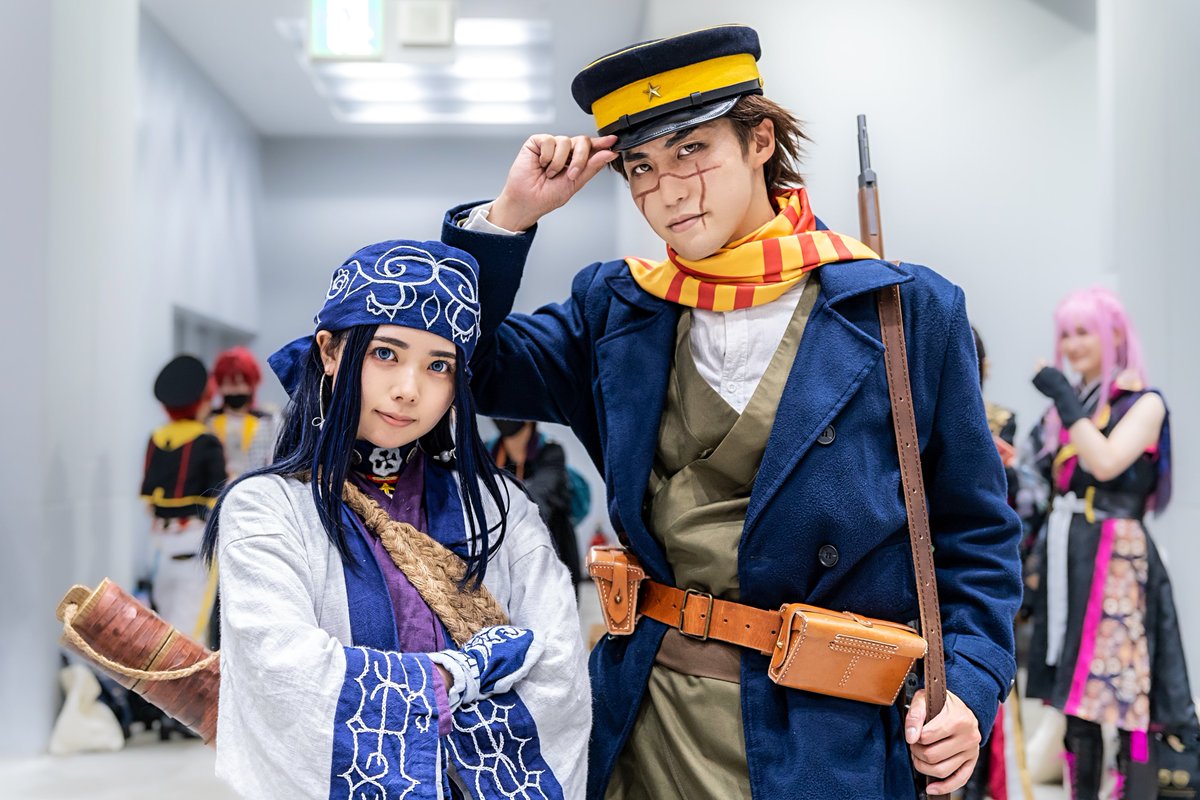 kourld's tweet image. 【 cosplay コスプレ 】#黄金暗号
ゴールデンカムイ (ゴトリ併せ?)
杉元佐一 : @kourld
アシㇼパさん : @TKWcos
白石由竹 : @chocobabystar
杉リパ撮影にちゃっかり加わる白石を添えて
photo : @wio47