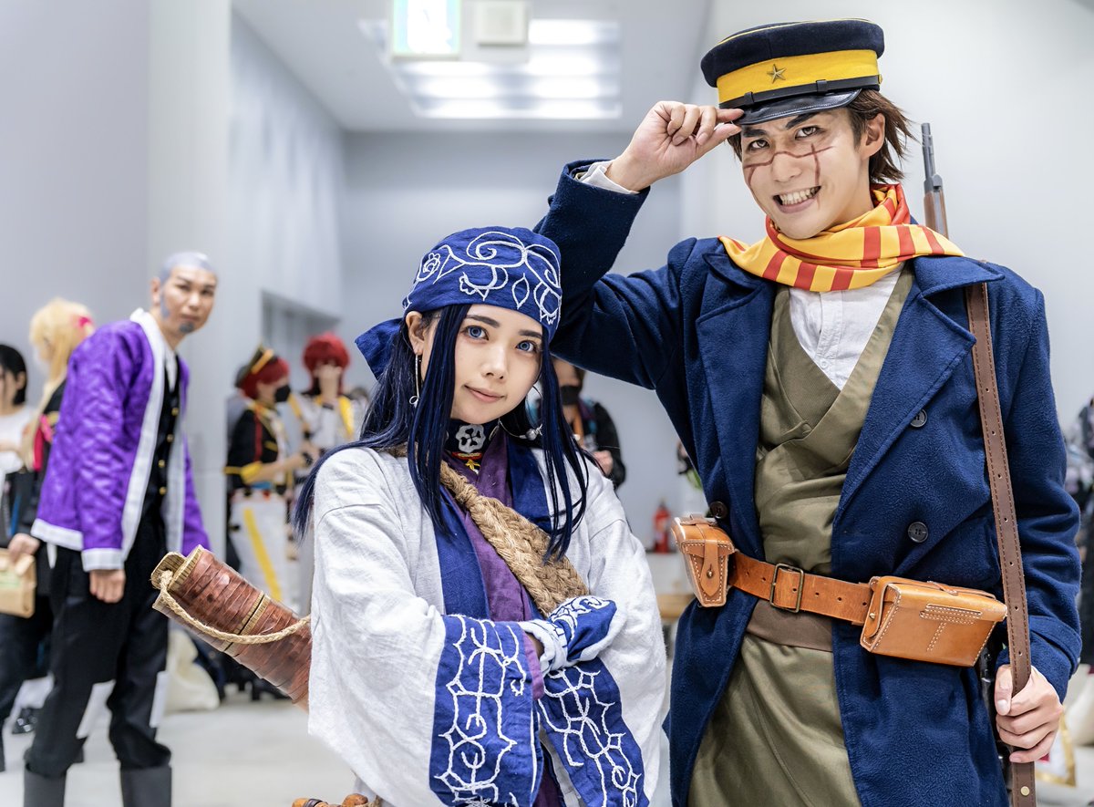 kourld's tweet image. 【 cosplay コスプレ 】#黄金暗号
ゴールデンカムイ (ゴトリ併せ?)
杉元佐一 : @kourld
アシㇼパさん : @TKWcos
白石由竹 : @chocobabystar
杉リパ撮影にちゃっかり加わる白石を添えて
photo : @wio47
