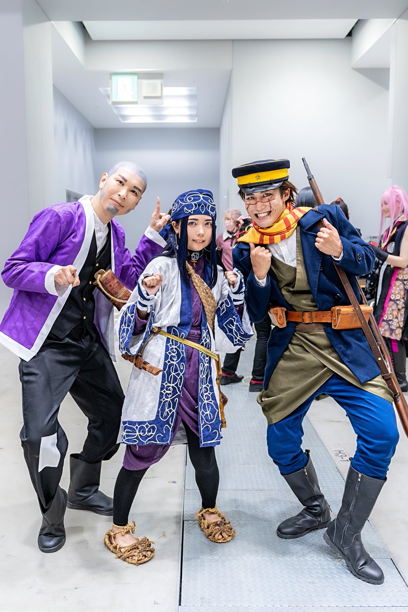 kourld's tweet image. 【 cosplay コスプレ 】#黄金暗号
ゴールデンカムイ (ゴトリ併せ?)
杉元佐一 : @kourld
アシㇼパさん : @TKWcos
白石由竹 : @chocobabystar
杉リパ撮影にちゃっかり加わる白石を添えて
photo : @wio47