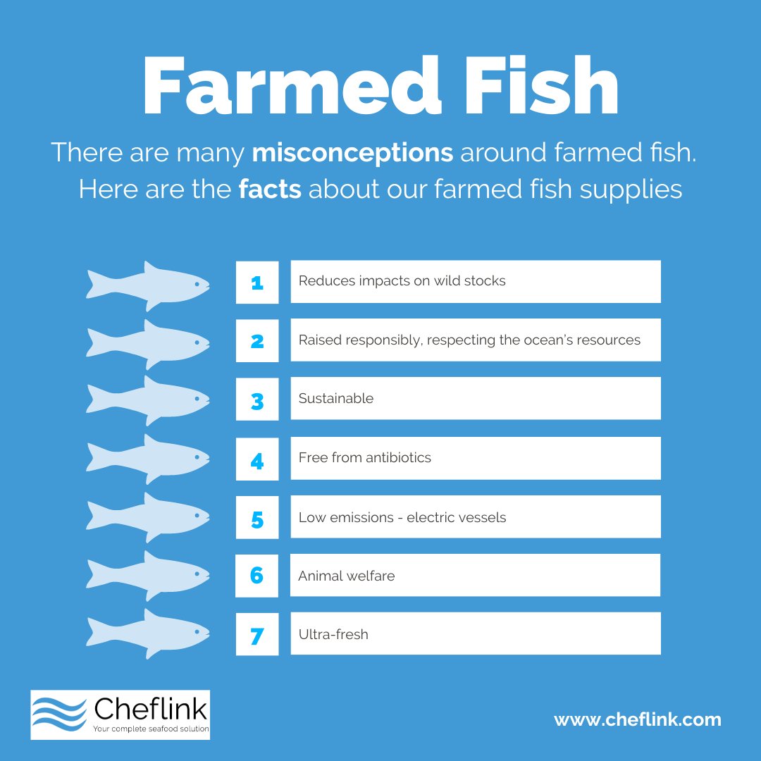 cheflinkseafood's tweet photo. Dealing with questions around fish farming practices. There are many myths around farmed fish. Here we would like to break down some of those myths.
#farmingpractices #seafoodfarming #farmedfishmyths #farmedfish #protectingwildstocks https://t.co/nzxg3DfQB1