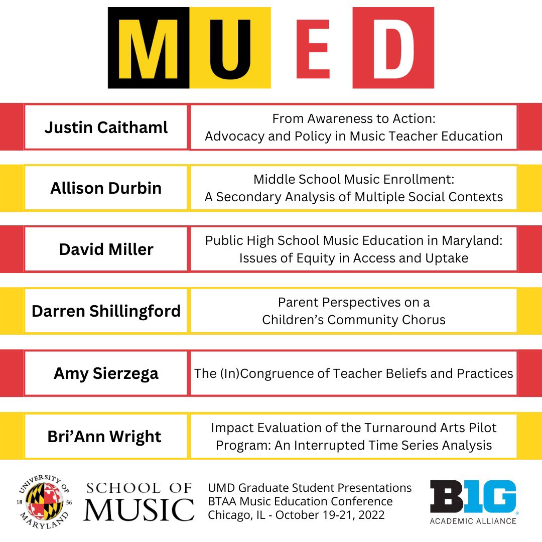 UMD Music Education tweet media