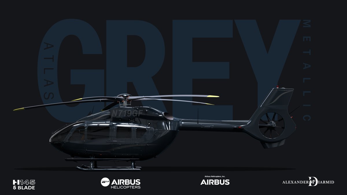 McDiarmidDesign's tweet photo. "We’re over the moon!!!!!!!
Alex from the start to finish you raise the bar of excellence.
My most profound gratitude!!!!“
- Client #N719GF
#nbaa2022 #helicopter #H145 #customdesign #paintscheme #livery #interiordesign #cmfdesign #completioncentre #private #luxury #aviation https://t.co/IZIOqgwS1B
