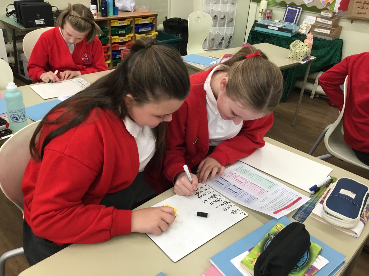 OLQM_EshW's tweet photo. Class 4 have been learning about prime numbers. They worked in pairs to complete questions and then fed back their answers to the class. #Article28 #Article #C4Maths https://t.co/vwk7exPiKs