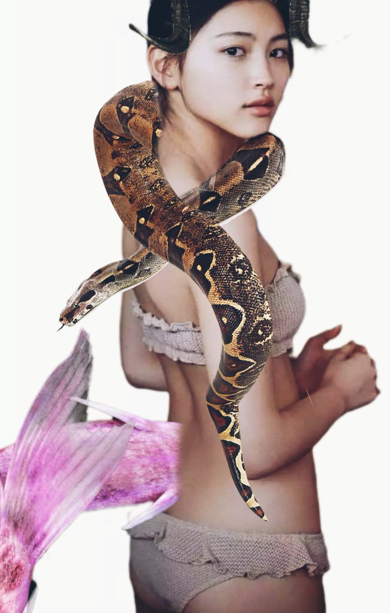 8shns1's tweet photo. 今野鲇莉大蛇
ayuri konno python snake 
#今野鲇莉 https://t.co/xE0eiQbRMg