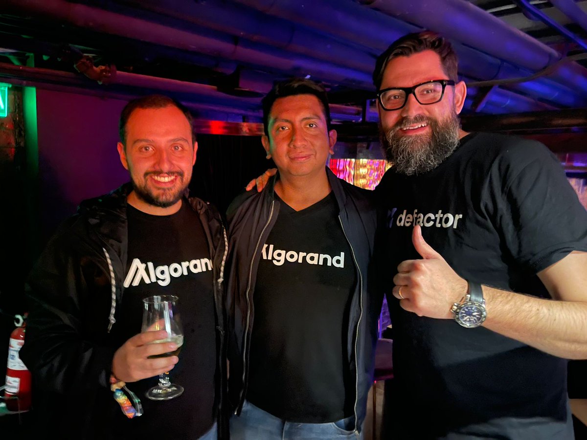 realonbase's tweet photo. Defactor launched its first side event at #DevconBogota✅

Defactor ambassadors, @soytomim &amp; @snchz_7, joined @A_gutierro to educate people on the importance of #RWAs!👏

It was great to see the Defactor x Algorand #LatAmWeb3 communities coming together for #realworldassets too🤝 https://t.co/XttnZEmt7S