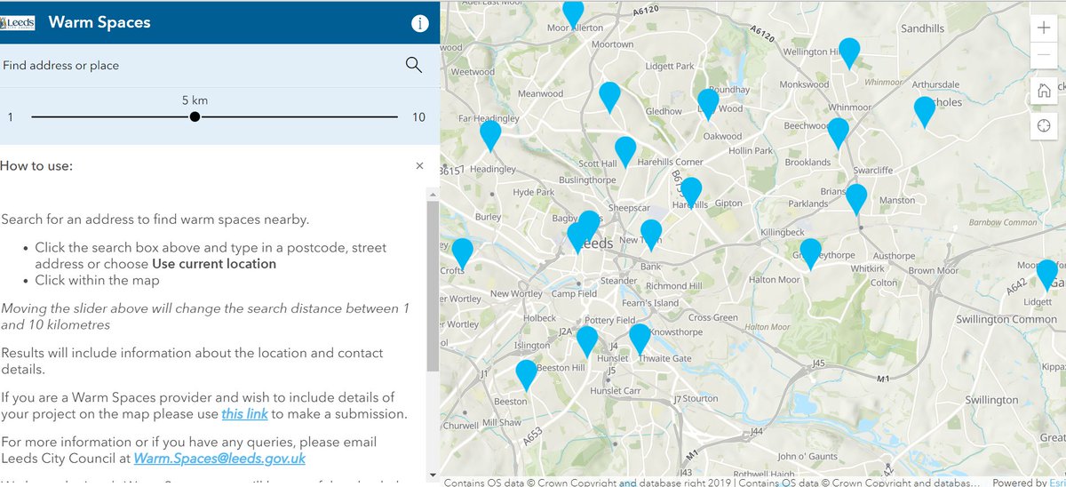 Online ‘warm spaces’ map to help residents in #Leeds goes live gloo.to/6hsH #TogetherLeeds #costoflivingleeds #warmspacesleeds