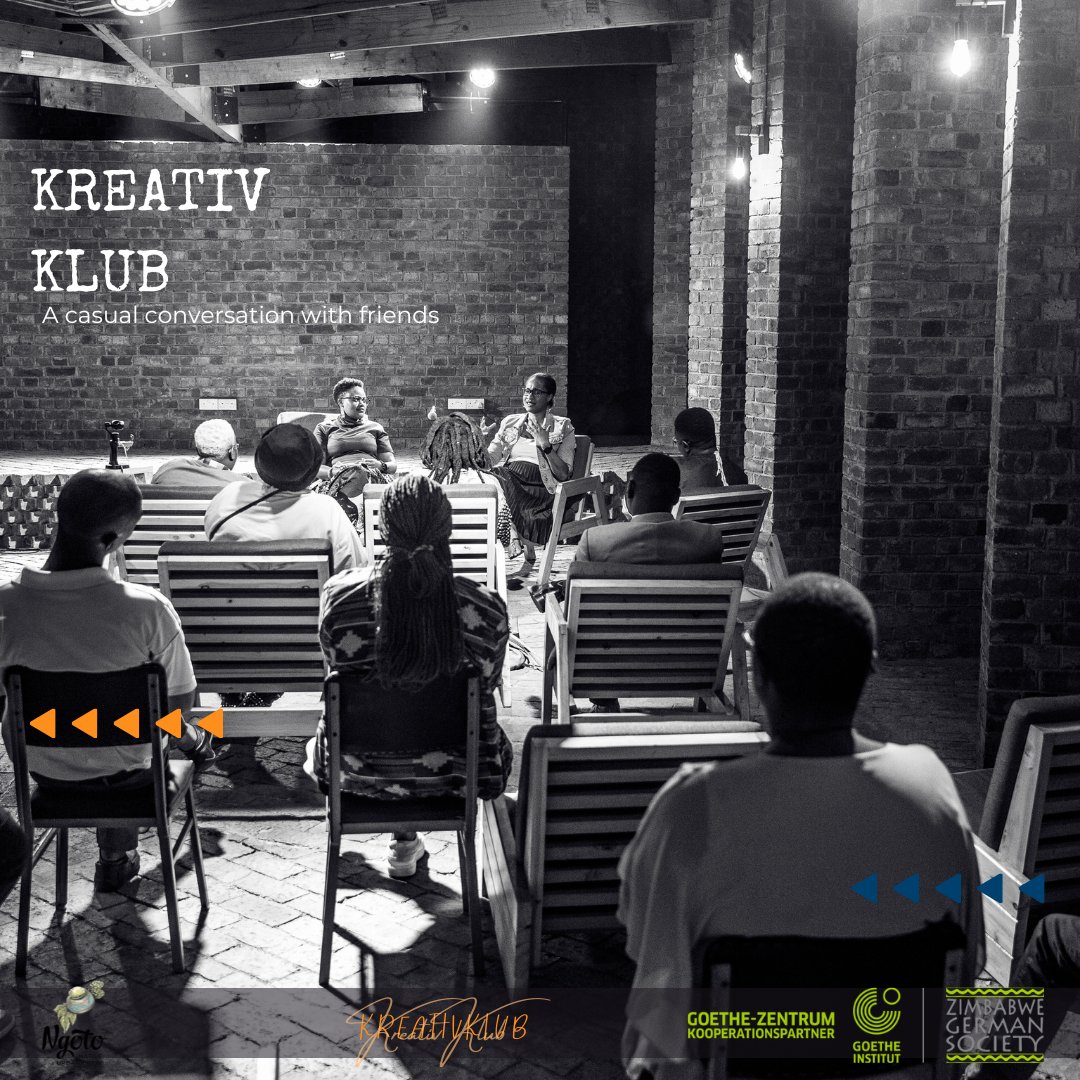 Kreativ Klub Second Session! Our Second Session will be on the last Thursday of October the 27th from 18oohrs - 1900hrs in The Pavillion ZGS/GZH For more information please visit our website. #conversationalshow #qanda #zgsprojects #zgsharare #GoetheInstitute #kreativklub