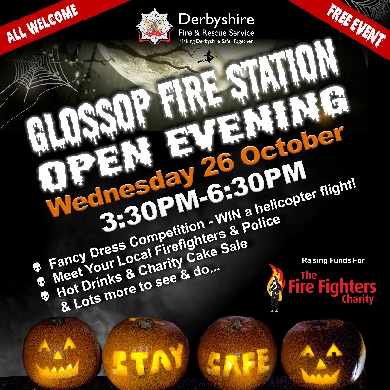 Why not come and join us for our spooky open event at Glossop station. #Glossop